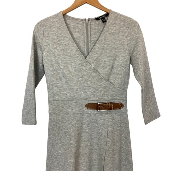 Lauren Ralph Lauren Buckled Ponte Dress - Picture 4 of 13